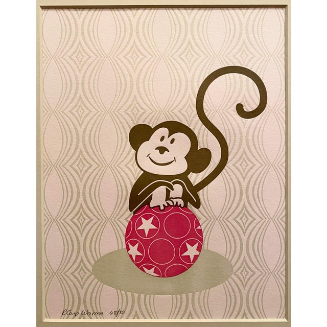Contemporary Whimsical Letterpress Signed + Framed Original Art For Sale - Image 3 of 9