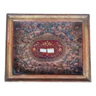 Large Reliquary Frame in Paper Filigree and Relics, 18th Century For Sale