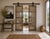 Antique Indian Carved and Sun Bleached Teakwood "Jali" Trellis Door, late 19th century from Rajasthan, features a trellis...