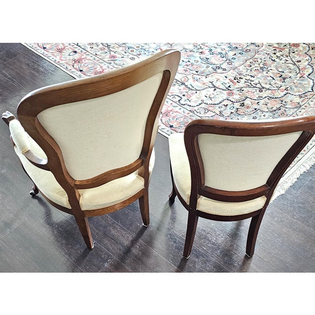 Ladies Parlor Chairs Antique ,19th Century For Sale - Image 9 of 12