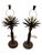 Gold Vintage Bronze Palm Tree Table Lamps - a Pair For Sale - Image 8 of 10