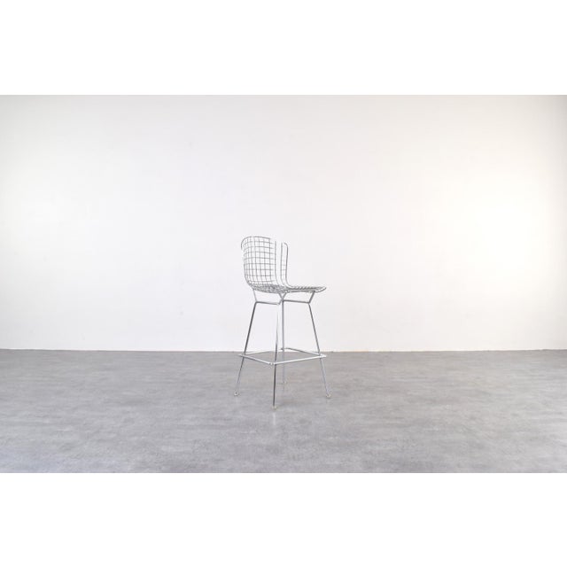 Vintage Bar Stools by Harry Bertoia for Knoll International, 1970s, Set of 2 For Sale - Image 15 of 16