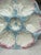 Gien 19th Century Majolica Pink & Blue Oyster Plate Gien For Sale - Image 4 of 9