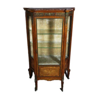 Marquetry Shop Showcase For Sale