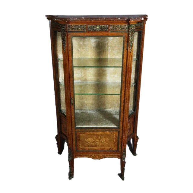 Marquetry Shop Showcase For Sale