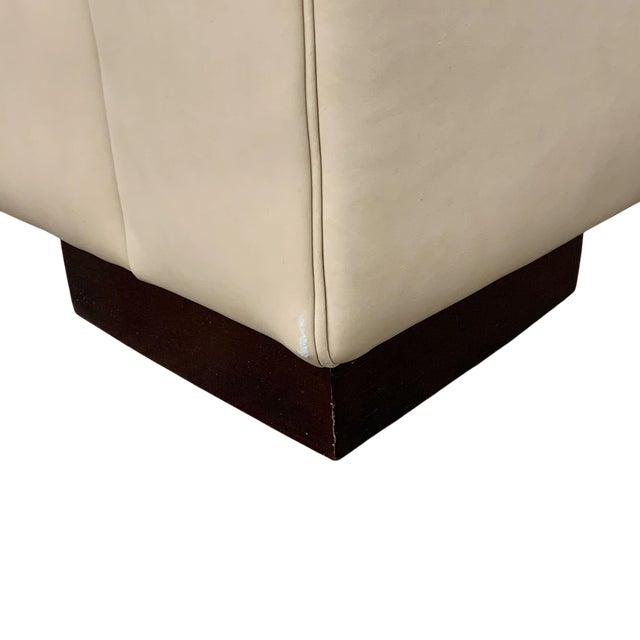 Beige Hancock & Moore Leather Sofa For Sale - Image 8 of 10