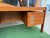 Danish Mid-Century Modern "Floating" Executive Desk in Teak by Dyrlund, Denmark, C. 1960s For Sale - Image 6 of 16