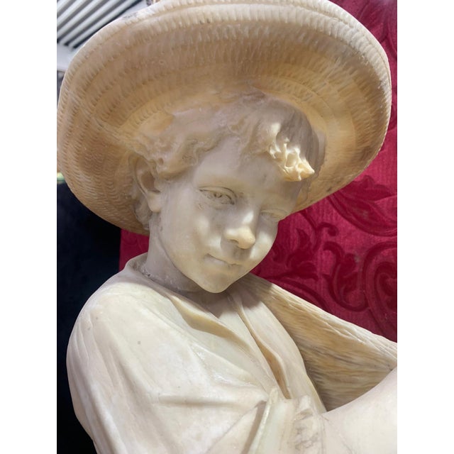 Unknown, Alabaster Sculpture, 1850, Alabaster For Sale - Image 9 of 10