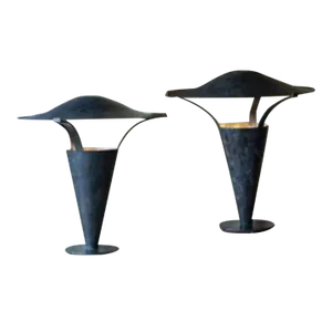 1970s Italian Post-Modern Lamps, Pair