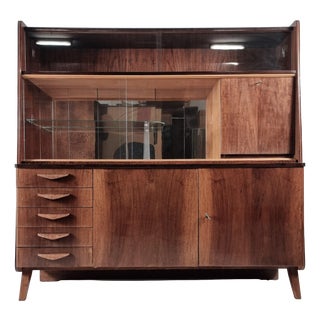 Vintage Cabinet in Walnut from Tatra, 1970s For Sale