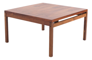 Danish Square Rosewood Coffee Table, 1960s