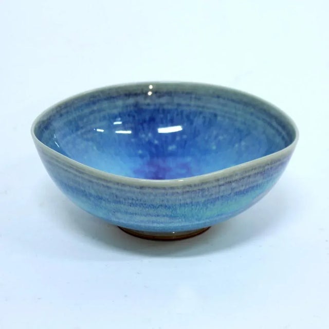 Vintage Light Blue Aniara Bowl by Berndt Friberg for Gustavsberg, 1950s For Sale - Image 14 of 14