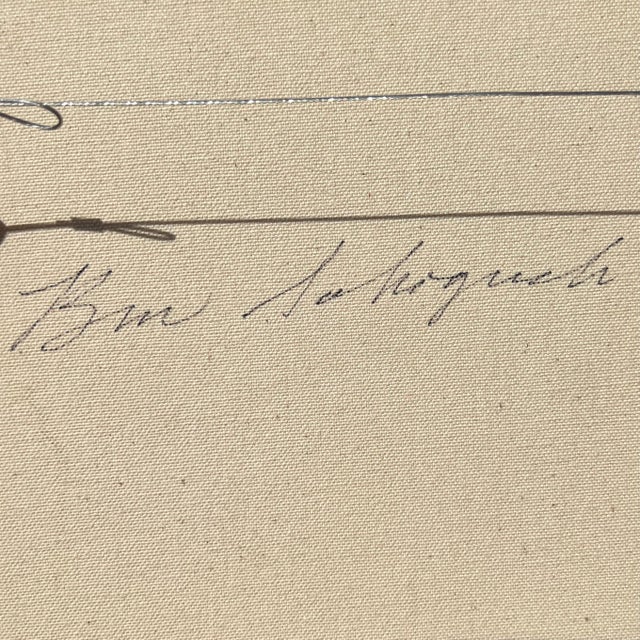 Original Ben Sakoguchi Painting "Navy Ball Brand" From "The Orange Crate Series," 2005 For Sale - Image 4 of 10