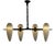 LV-426 Horizontal Pendant in Patinated Cast Bronze by William Guillon For Sale