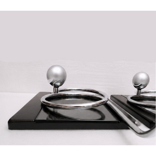 Italian Space Age Wall Coat Hooks, 1970s, Set of 5 For Sale - Image 11 of 16