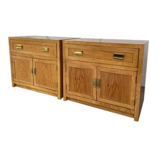 Late 20th Century Thomasville Nightstands - a Pair For Sale