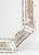 Modern White Painted Wicker and Bamboo Octagonal Full-Length Mirror For Sale In New York - Image 6 of 8