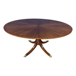 Walnut Oval Dining/Breakfast/Game Table by Leighton Hall - Showroom Sample For Sale