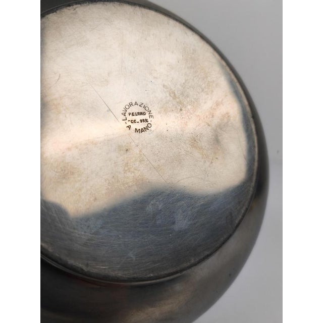 Silver Mid-20th Century Sculptural Apple-Shaped Ice Bucket in the style of Mauro Manetti, Italy, 1970s For Sale - Image 8 of 15