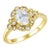 Kai Shield of Love 2.2ctw Oval Lab Grown Diamond Ring in 14k Gold (All Sizes Available) For Sale