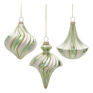 Glass Ornament Set (Set of 12) For Sale