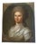 Portrait of Young Rococo Woman, Central European School, 18th Century For Sale