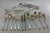 1980s New 1980s Complete Cutlery Set for 12, Including Fish Eaters & Serving Pieces, Feather Edge - 134 PCS For Sale - Image 5 of 18