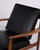 Model 118 Armchair Grete Jalk for France & Søn in Teak and Black Leather, 1960s For Sale - Image 10 of 11