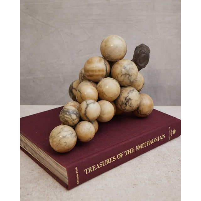 Monumental Mid-Century Italian Alabaster Grapes For Sale - Image 4 of 17