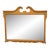 High End Vintage Solid Hard Rock Maple Early American Colonial 48" Swan Neck Pediment Mirror 5085 For Sale