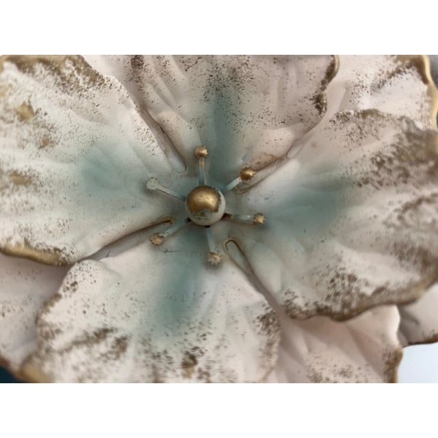 Pair Tole Magnolias For Sale - Image 4 of 12