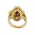Late 20th Century Late 20th Century Ruby Ballerina Ring, Size 5 For Sale - Image 5 of 5