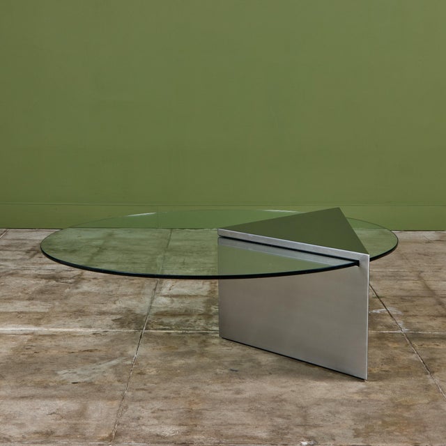 J. Wade Beam Cantilevered Coffee Table for Breuton For Sale - Image 12 of 12