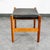 Mid-Century Modern Mid Century Modern Ottoman Stool Swivel Black Solid Oak Wood Tufted Spottrup MCM For Sale - Image 3 of 12