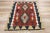 Textile Vintage Persian Shiraz Kilim Rug - 03'00 X 04'02 For Sale - Image 7 of 9