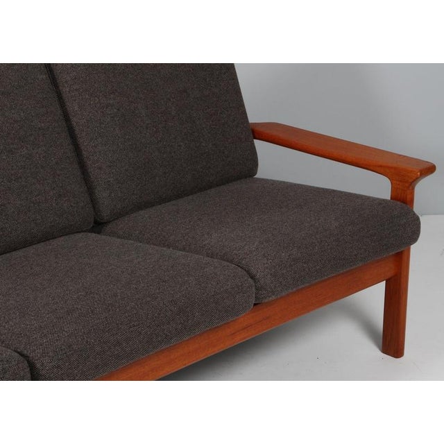 Three-Seater Sofa in Teak by Juul Kristensen, Denmark, 1960s For Sale - Image 4 of 8