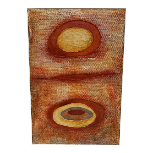 Katherine Boren Abstract Textural Mixed-Media Relief Painting For Sale