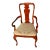80's Kindel Furniture Queen Anne Style Arm Chair For Sale