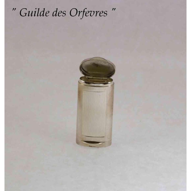 1990s Sterling Silver Double Pill Box, Oval For Sale - Image 10 of 15