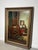Richard Leutenez, Interior with Staircase, Oil on Canvas For Sale - Image 8 of 8