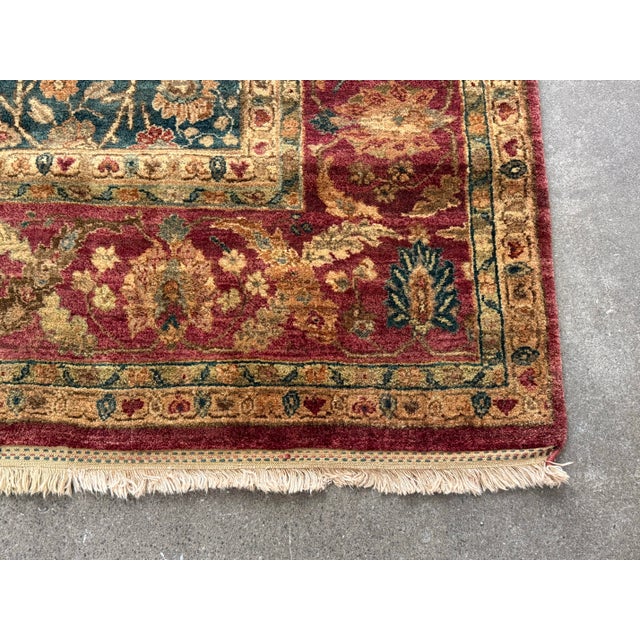 Early 21st Century 8ft2in × 10ft2in Sultanabad Design Wool Area Rug For Sale - Image 5 of 12