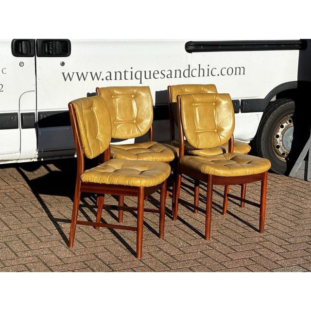 Mid-Century Mordern Dining Chairs, Set of 4 For Sale - Image 3 of 12