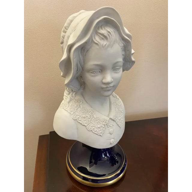 Porcelain Busts, Italy, 1980s, Set of 2 For Sale - Image 3 of 12