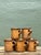 Vintage Mid-Century Modern Glazed Ceramic Coffee Mugs - Set of 8 For Sale - Image 12 of 12