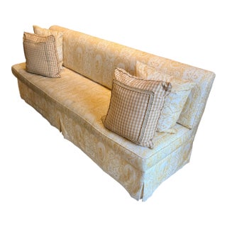 Custom Made Titley & Marr Toile Settee For Sale