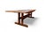 Reclaimed Wood Farmhouse Trestle Harvest Dining Table 48 W For Sale In Columbia, SC - Image 6 of 9