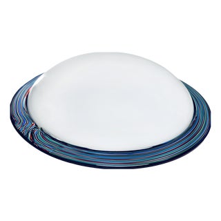 Murano Glass Rainbow Flush Sconce, 1970s For Sale