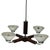 Antique / Art deco ceiling mounted / hanging fixture. Maker unknown but based on our own research probably early 1930’s...