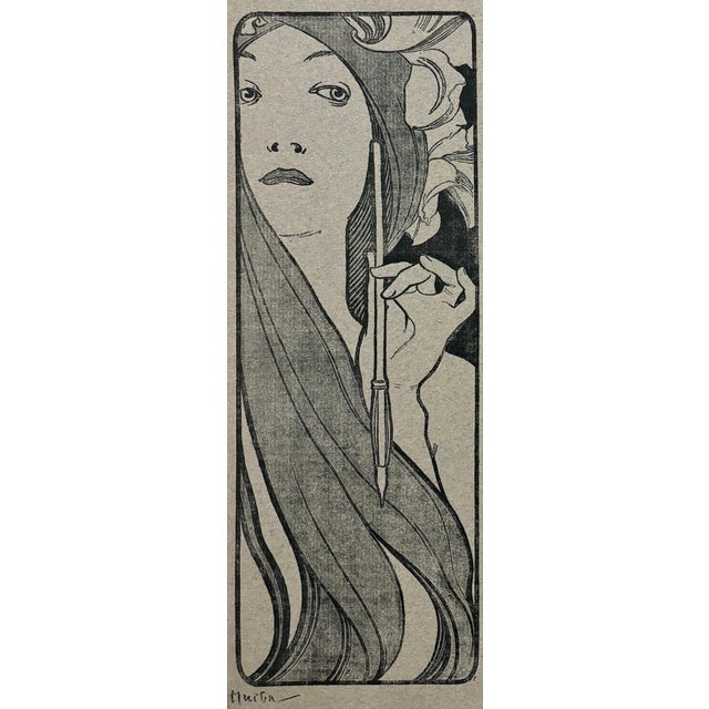 Late 19th Century Mucha, Cover for l'Estampe Moderne, 1899, Lithograph For Sale - Image 5 of 9