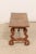 Antique Spanish Wooden Coffee Table with Carved Lyre-Legs and Iron Stretchers For Sale - Image 11 of 13
